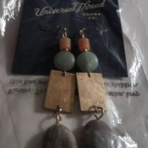 UNIVERSAL THREAD SEMI PRECIOUS EARRINGS